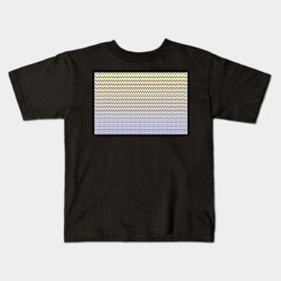 Chevron print, ombre effect, geometric shapes Kids T-Shirt